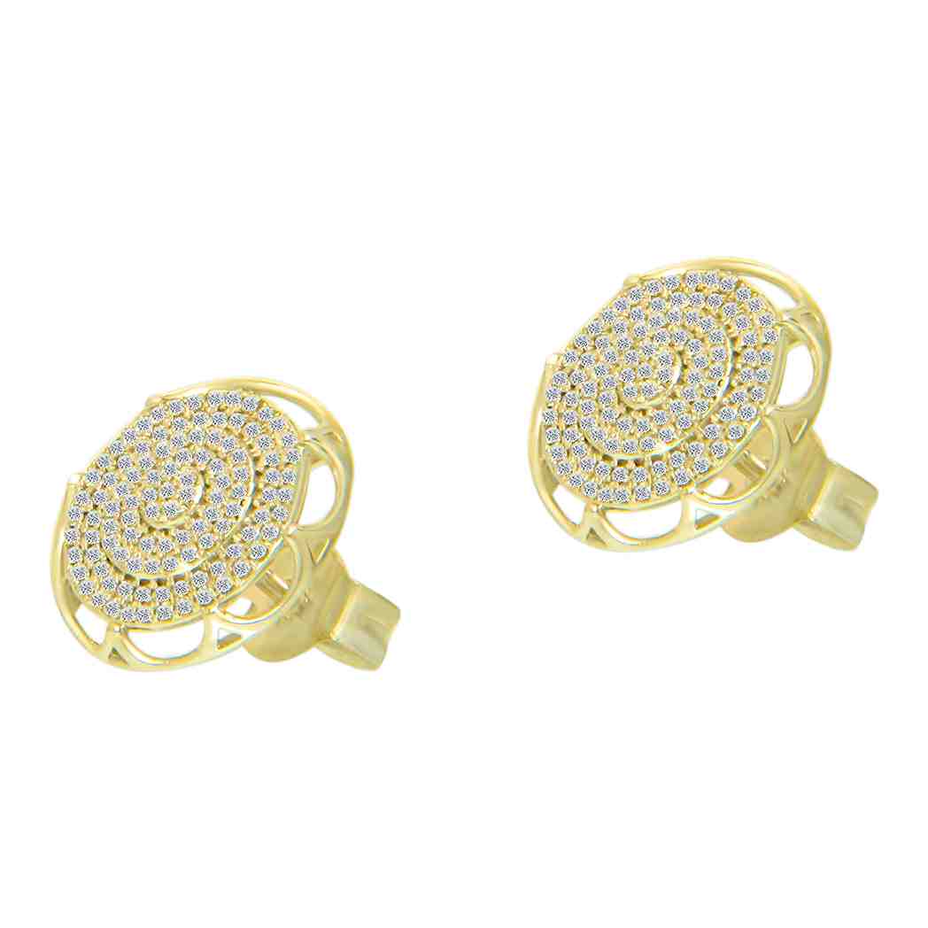 Round Stud Earring ER23069A